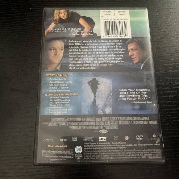 Flightplan DVD, Widescreen - Picture 2 of 3